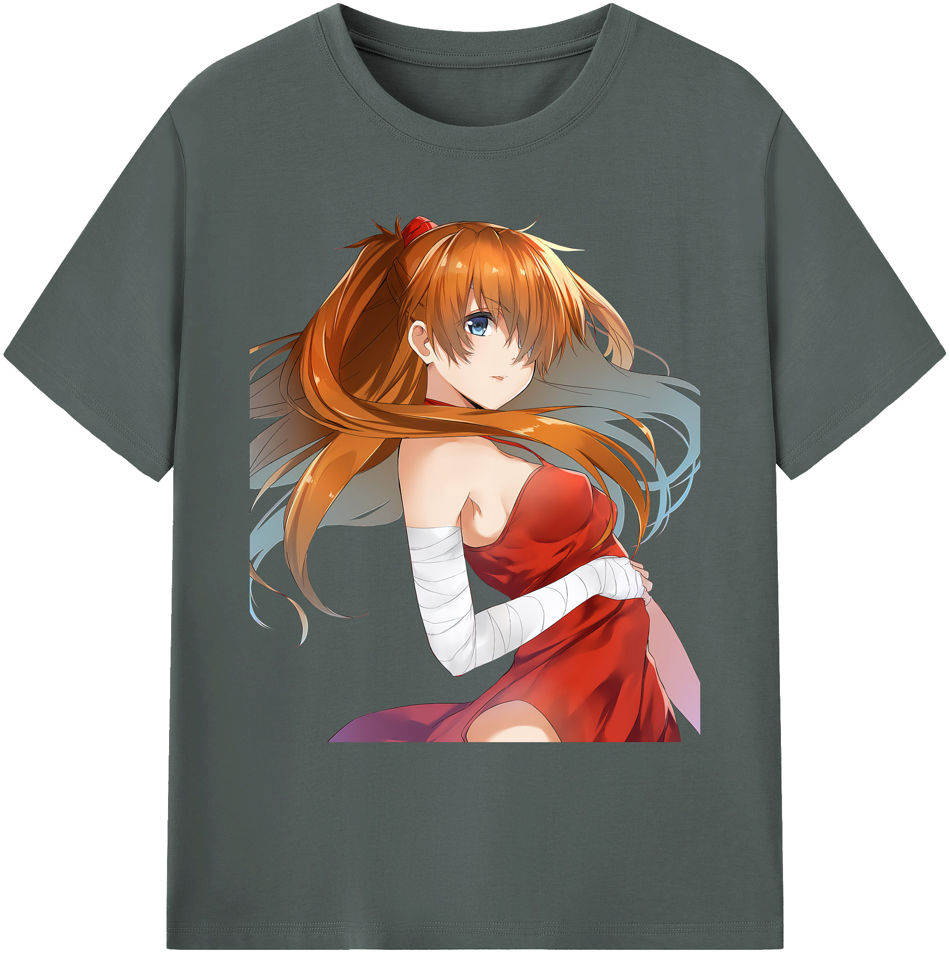 （画像用） EVA 新世紀エヴァンゲリオン 綿100％ メンズ半袖Tシャツ｜肌触りやわらか＆通気性
